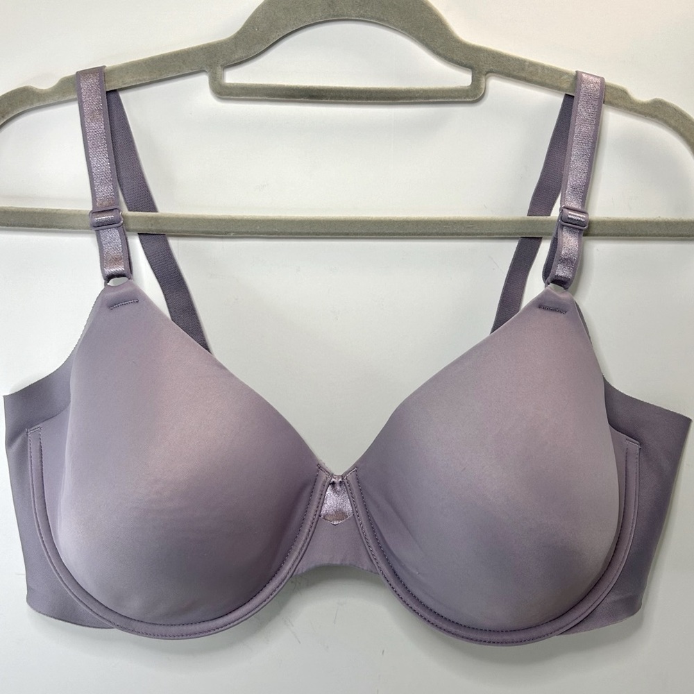 Olga by Warners Dusty Purple Lightly Padded Cups Adjustable Strap Bra 42C